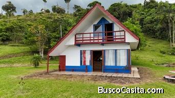 SE VENDE FINCA CON CABANA RUSTICA Y VISTAS PANORAMICAS AL VALLE