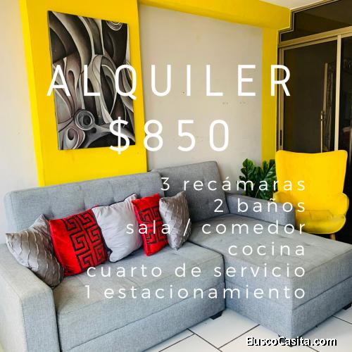 Apartamento Amoblado en Parque Lefevre 