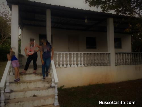 Venta de casa con terreno