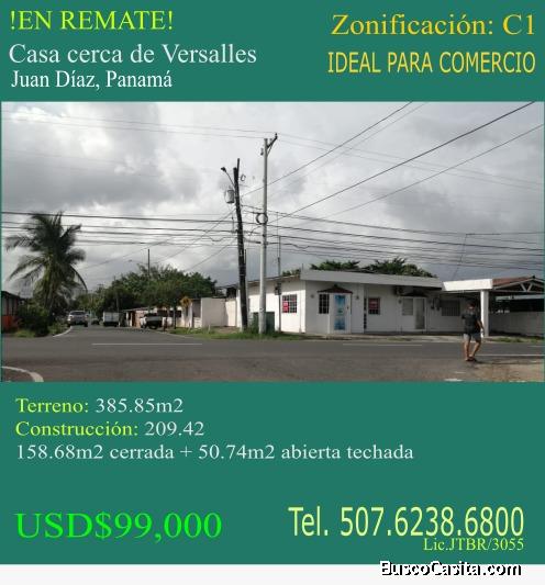 REMATE CASA EN JUAN DIAZ PANAMA