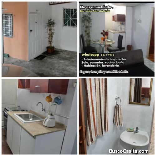 ALQUILO ANEXO PRIVADO CON 1 ESTACIONAMIENTO TECHADO, EN SAN ANTONIO. 