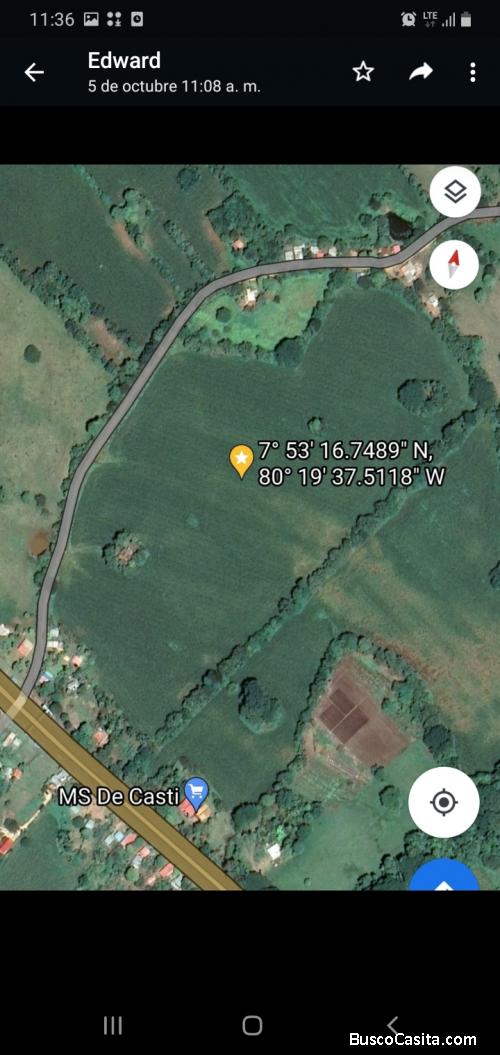 Lote bien ubicado en loma larga de los Santos