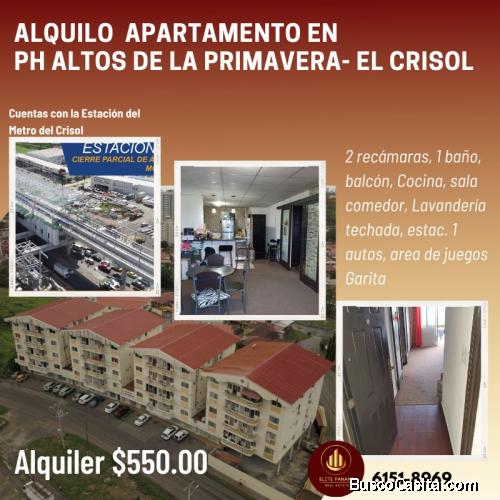Alquiler de Apartamento en Crisol 