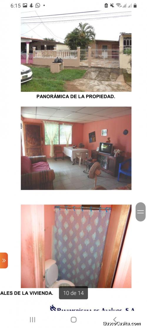 Vendo hermosa casa en Arraiján, Barriada Lluvia de Oro 2 