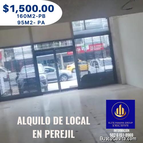 ALQUILO LOCAL COMERCIAL EN PEREJIL