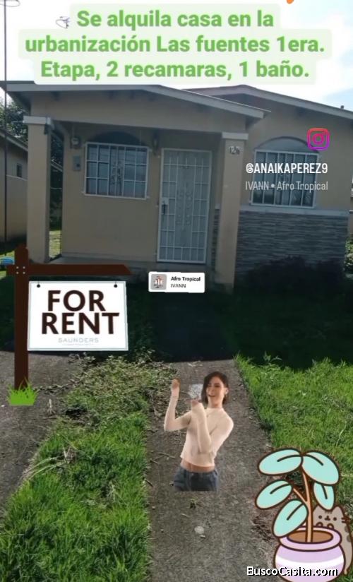 Se alquila vivienda en la urbanización Las Fuentes 