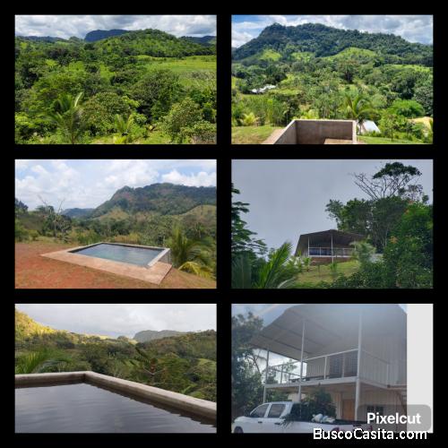 SE VENDE TERRENO CON CABAÑITA Y PISCINA ( POR TERMINAR)