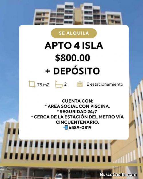 Alquiler de apto en la Roosevelt 