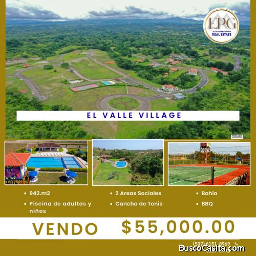 VENDO LOTE EN OCMPLEJO CERRADO-VIA EL VALLE DE ANTON