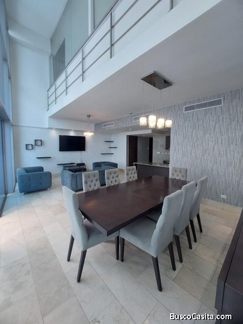 Alquiler de Lujoso Apartamento Tipo Loft en Punta Pacífica PH Grand Tower