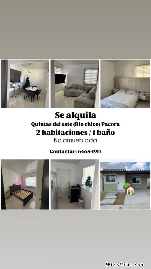 SE ALQUILA CASA EN QUINTAS DEL ESTE