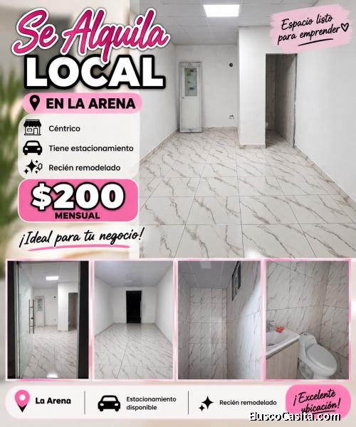 Alquilo local comercial-La Arena de Chitré 