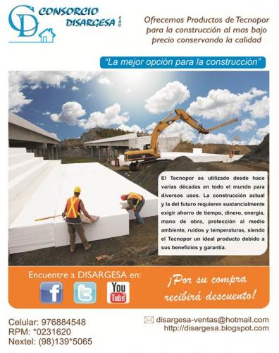 Ladrillos de tecnopor para techo