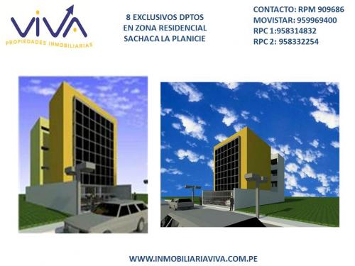 vendo preventa departamentos en sachaca