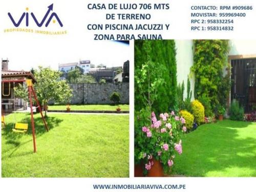 casa de lujo en cayma