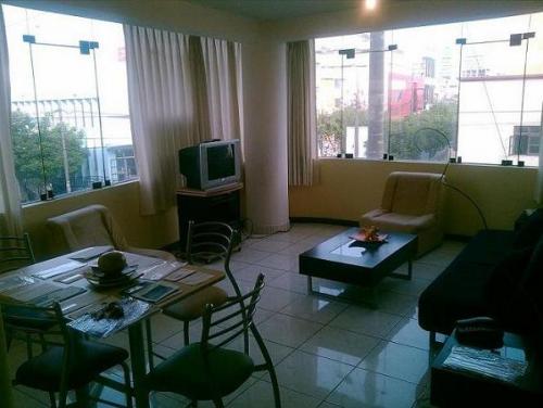 DEPARTAMENTO DE 2 DORM. AMOBLADO, 3ER. PISO MIRAFLORES 