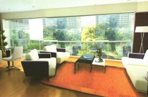 Quimperu alquila departamento de 115m2 en San Borja con vista a áreas verdes.