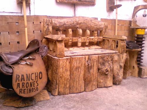 casa rustica decorada en troncos  unica y original