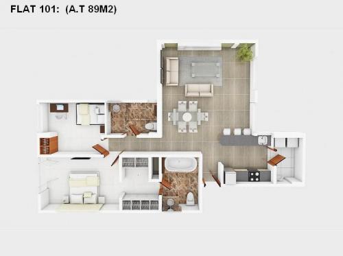 Quimperu vende precioso departameto de estreno en San Borja.