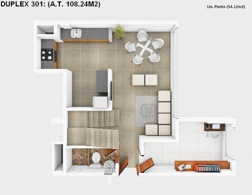 Quimperu vende precioso Duplex de estreno en corpac- San Borja.