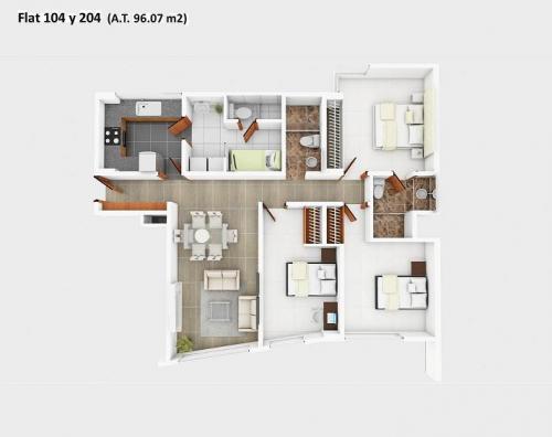 Quimperu vende precioso departamento de estreno en San Borja.