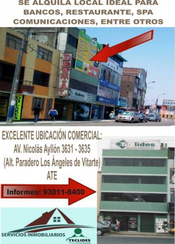Alquilo local en zona comercial de Ceres Ate