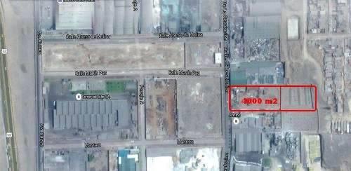 VENTANILLA 4,000 MT2 $ 2,200,000 TERRENO INDUSTRIAL CERCADO 