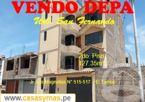 Amplio departamento en venta urb. San Fernando - Huancayo