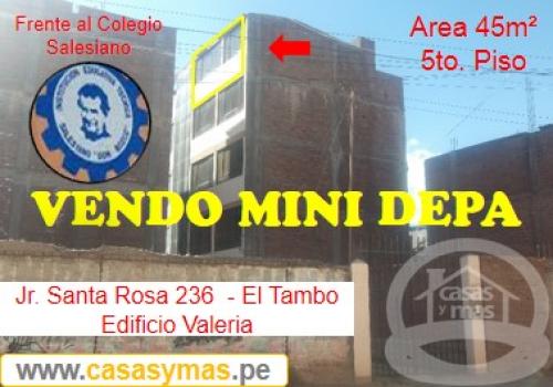 Mini Depa en venta por colegio salesiano - Huancayo