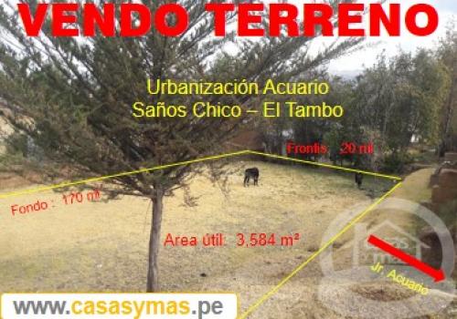TERRENO EN VENTA EN SAÑOS CHICO-HUANCAYO