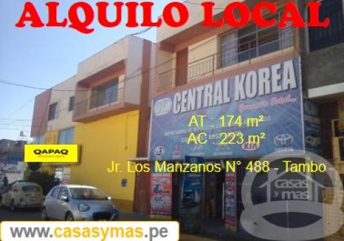 LOCAL EN ALQUILER CERCA AL CENTRO FINANCIERO- HUANCAYO