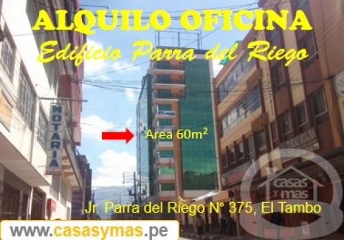 OFICINA EN ALQUILER EDIFICIO PARRA DEL RIEGO-HUANCAYO