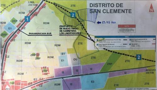 VENTA DE TERRENO DE 15.48 HECTAREAS EN SAN CLEMENTE-PISCO.