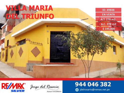 CASA AV EL SOL - VILLA MARIA DEL TRIUNFO