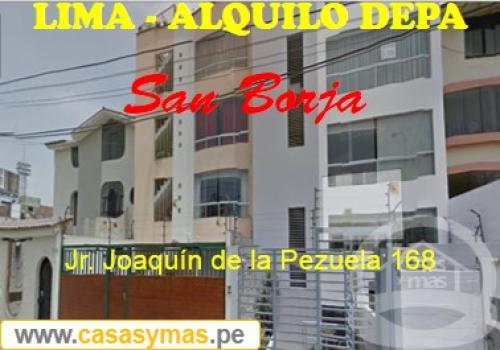 Alquilo Departamento en San Borja