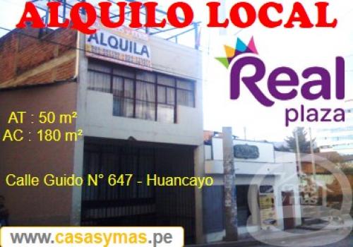 ALQUILO LOCAL COMERCIAL CERCA A REAL PLAZA