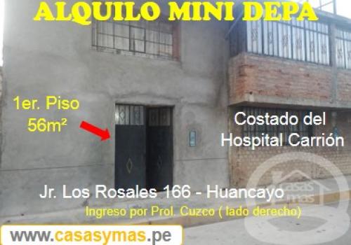 ALQUILO MINI DEPA POR HOSPITAL CARRION – HUANCAYO