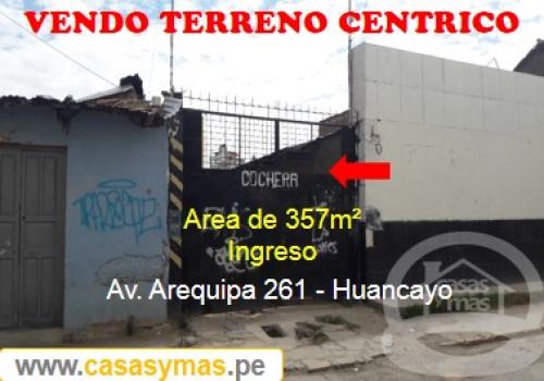 VENDO TERRENO COMERCIAL CENTRICO EN HUANCAYO 