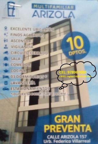 MULTIFAMILIAR - ARIZOLA DE 7 PISOS