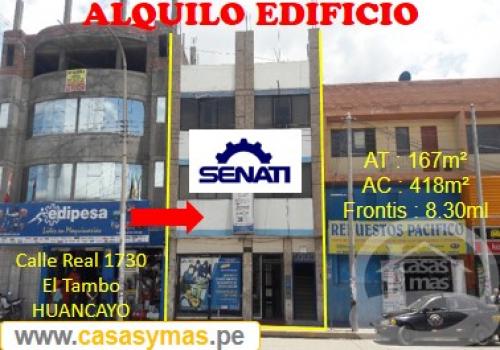 ALQUILO EDIFICIO COMERCIAL- SENATI - HUANCAYO 