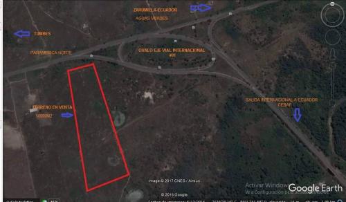 TERRENO EN VENTA TUMBES PANAMERICANA NORTE