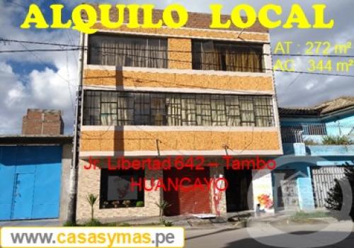 ALMACEN CON OFICINAS EN ALQUILER / TAMBO - HUANCAYO :