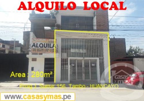 EXCELENTE LOCAL EN ALQUILER  EN EL TAMBO :