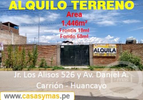 ALQUILO TERRENO EN HUANCAYO: