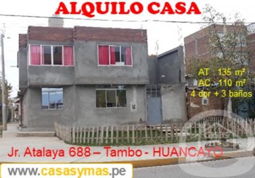 CASA AMPLIA EN ALQUILER