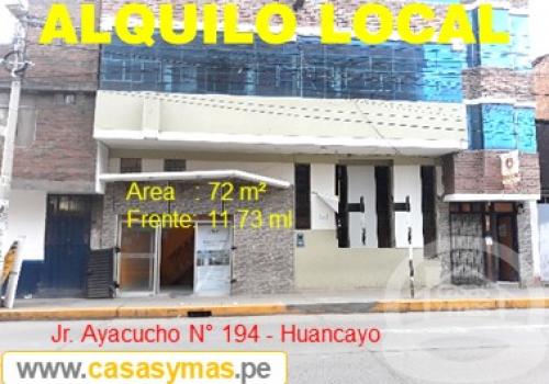 ALQUILO LOCAL CENTRICO  - HUANCAYO :
