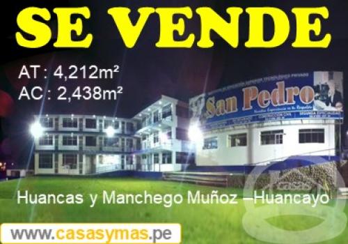VENDO INSTITUCION EDUCATIVA EN EL TAMBO – HUANCAYO: