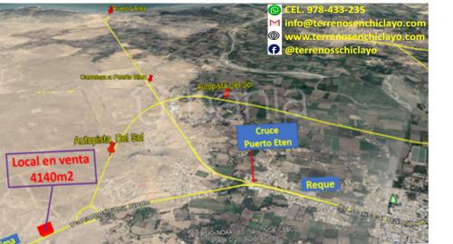  Venta de Terreno en Reque