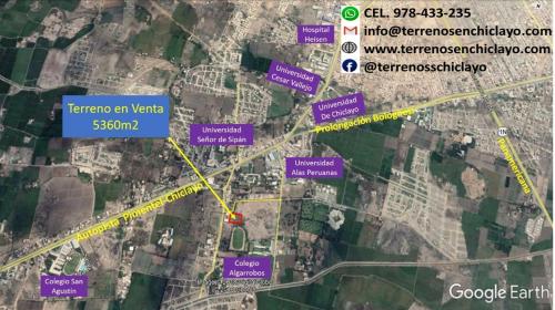  Venta de terreno Carretera a Pimentel