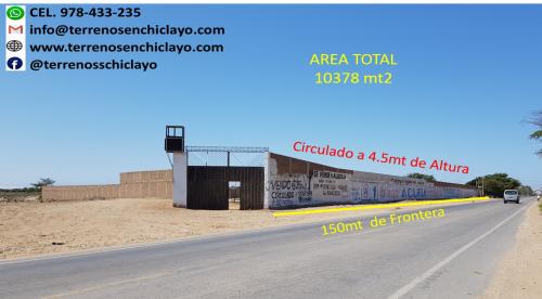 Terreno Carretera a Monsefu, Pasando La Estancia